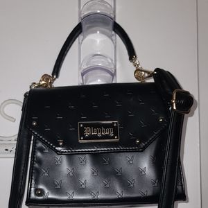 Mini black Playboy purse